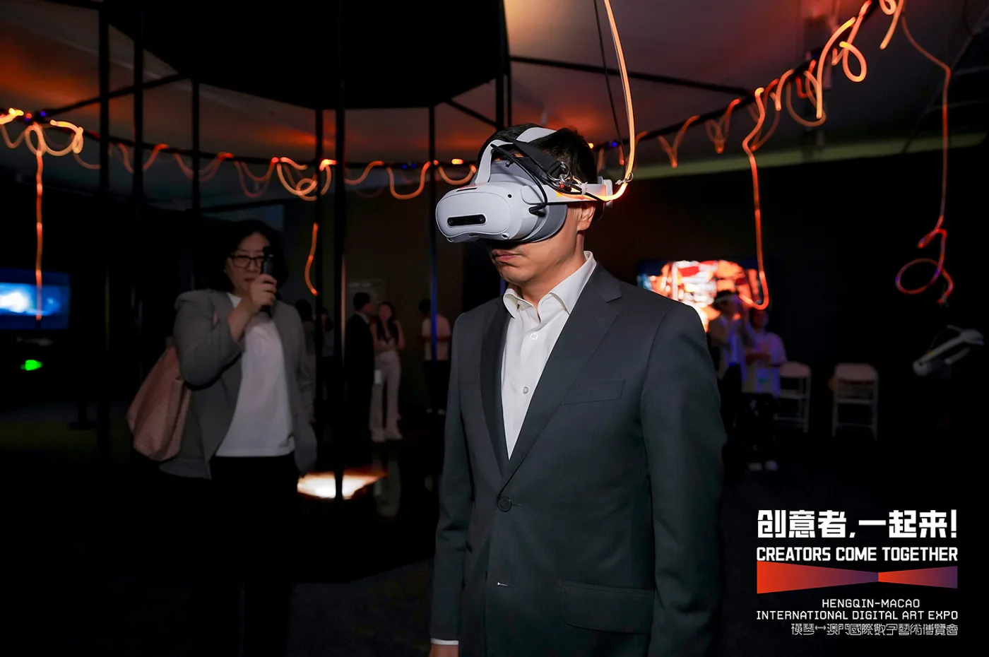 Deepcore exhibition view at Hengqin–Macao International Digital Art Expo