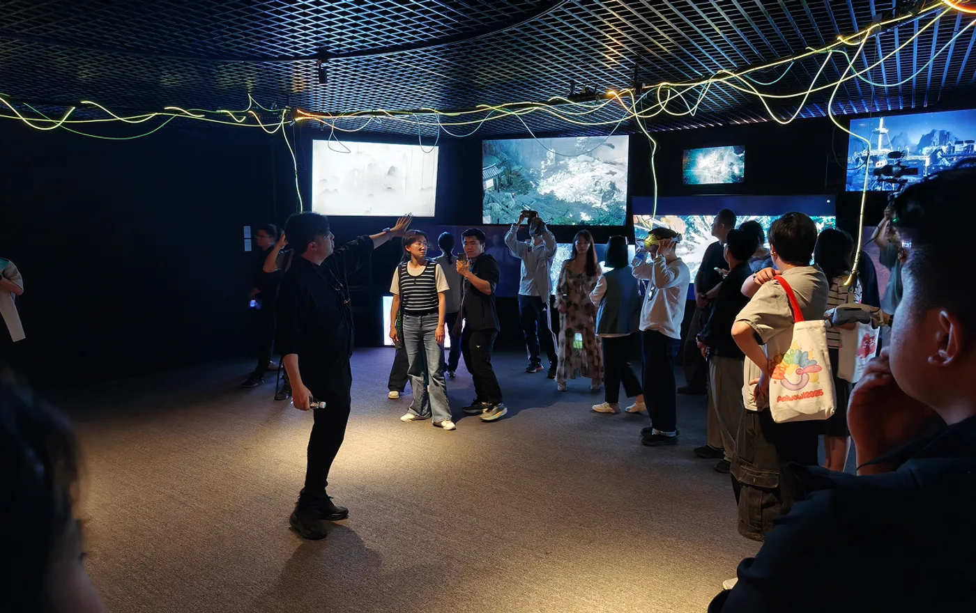 Deepcore installation view, Archives of Possible Worlds