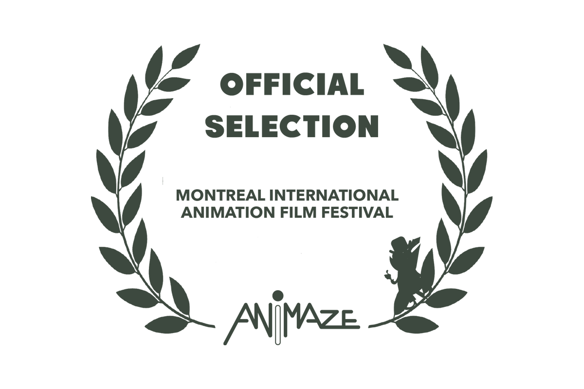 Official Selection laurel, Montreal International Animation Film Festival, 2026