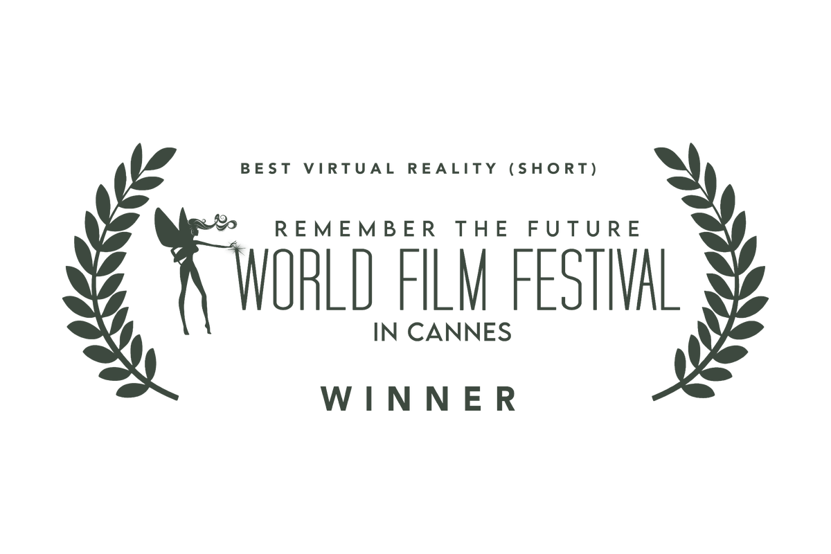 Best Virtual Reality (Short) winner laurel, Cannes World Film Festival, 2025